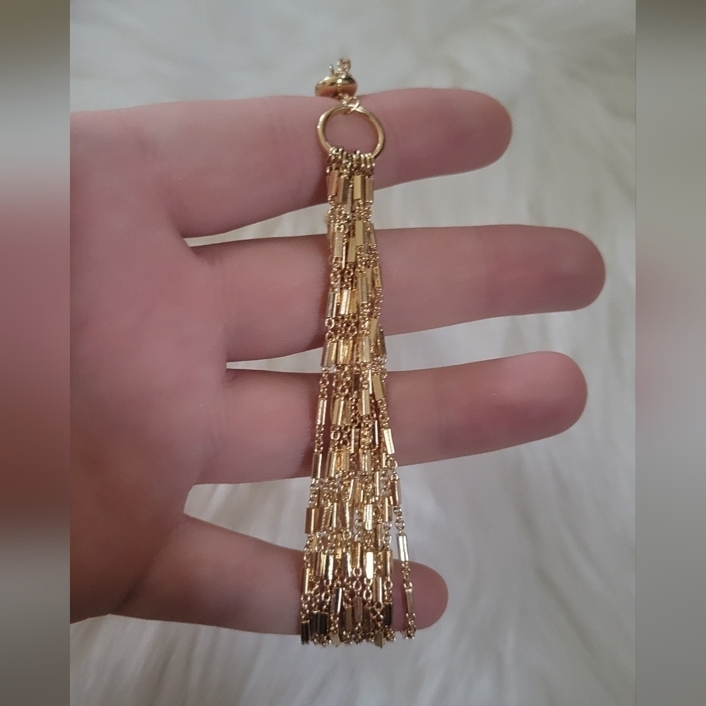NWT A Project Golden Chain Adjustable Bracelet - Picture 8 of 8